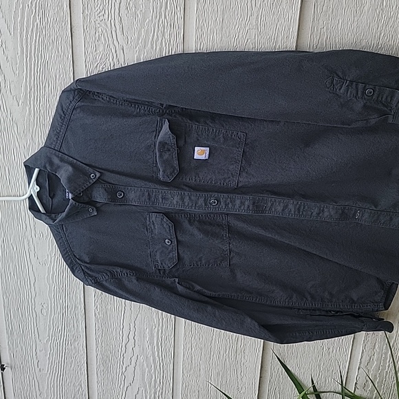 Carhartt  Men's button down shirt long sleeve size S  100% cotton - Picture 3 of 5